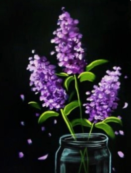 Lilac Bouquet Paint & Sip